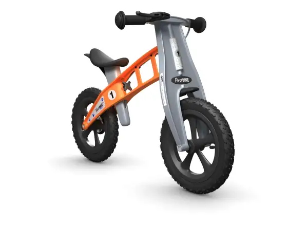 First Bike Cross rowerek biegowy dla dzieci pomarańczowa