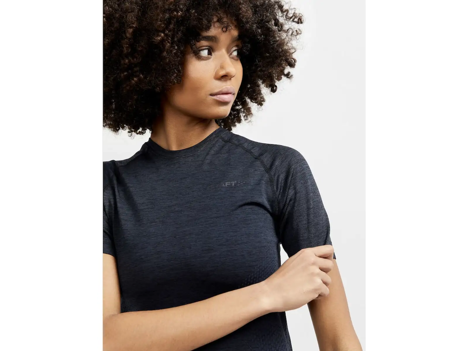 Craft Core Dry Active Comfort damska koszulka krotki rękaw czarna