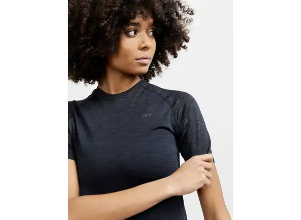 Craft Core Dry Active Comfort damska koszulka krotki rękaw czarna