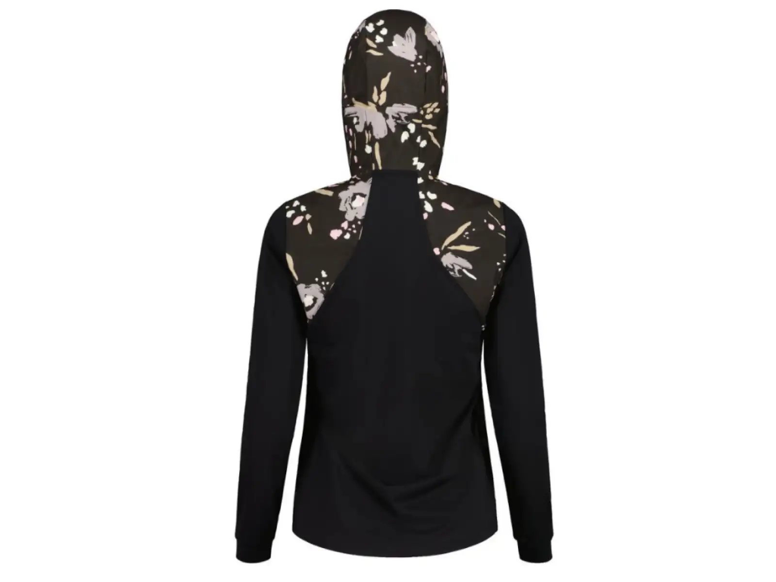 Maloja SennesM. Printed damska kurtka Deep Black Brushflower