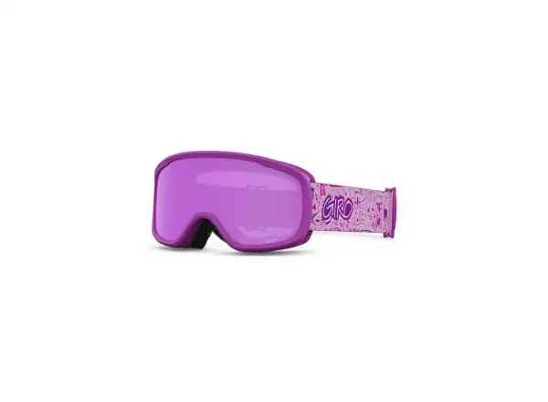 Giro Buster dziecięce gogle narciarskie Purple Koala/Amber Pink