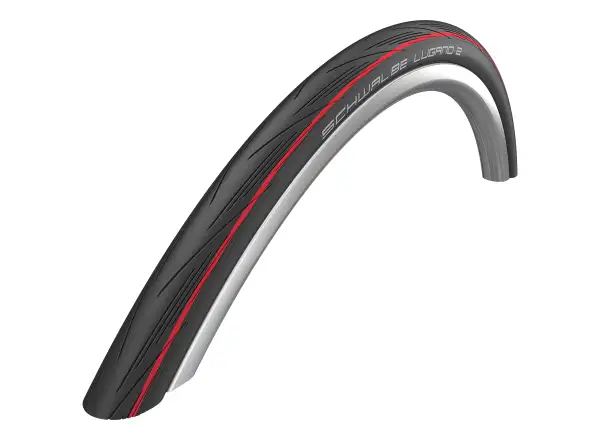 Schwalbe Lugano 2 25-622 opona szosowa drutowa black/red