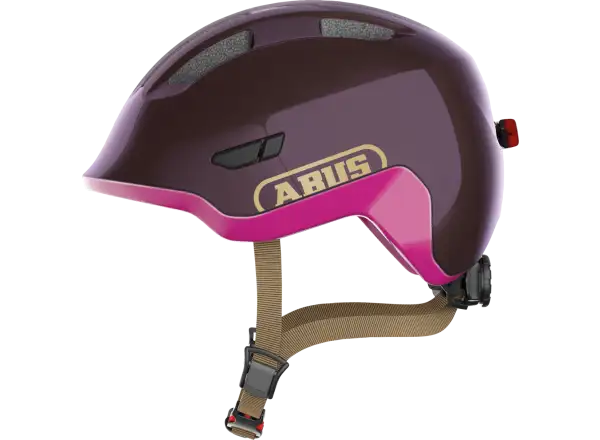 Abus Smiley 3.0 ACE LED kask dziecięcy Royal Purple