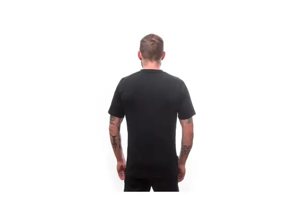 Sensor Merino Air PT Locate męska koszulka krótki rękaw czarna