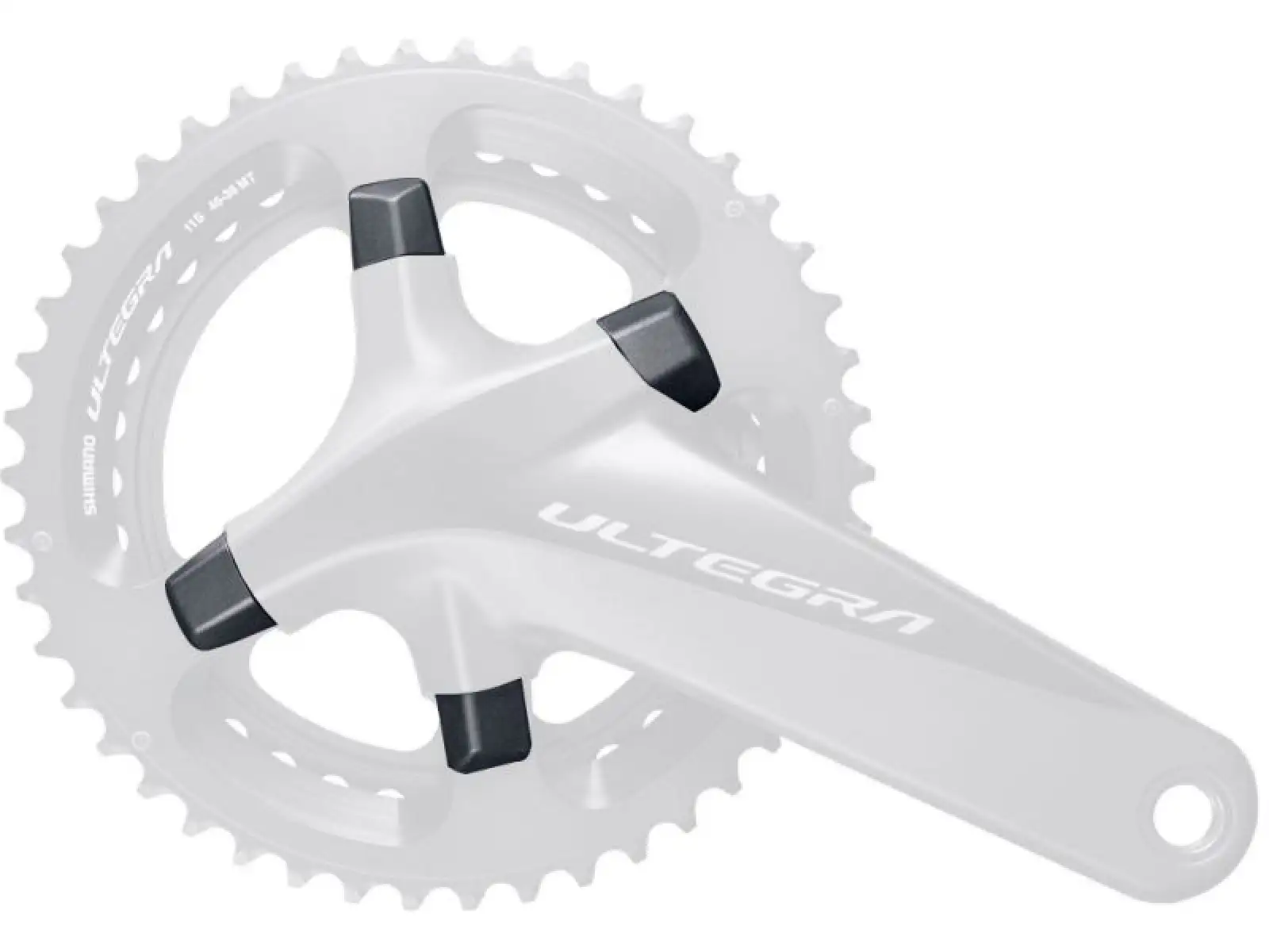 Shimano FC-R8000 matki i śruby do tarczy czarna