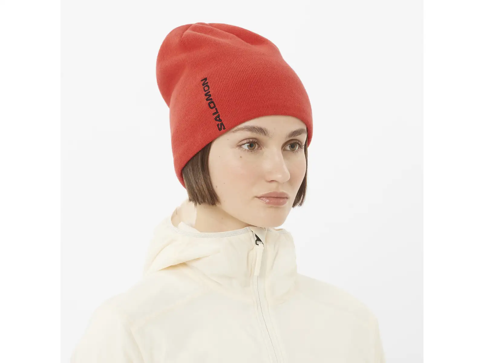 Salomon Graphic Beanie czapka biegowa Cherry Tomato