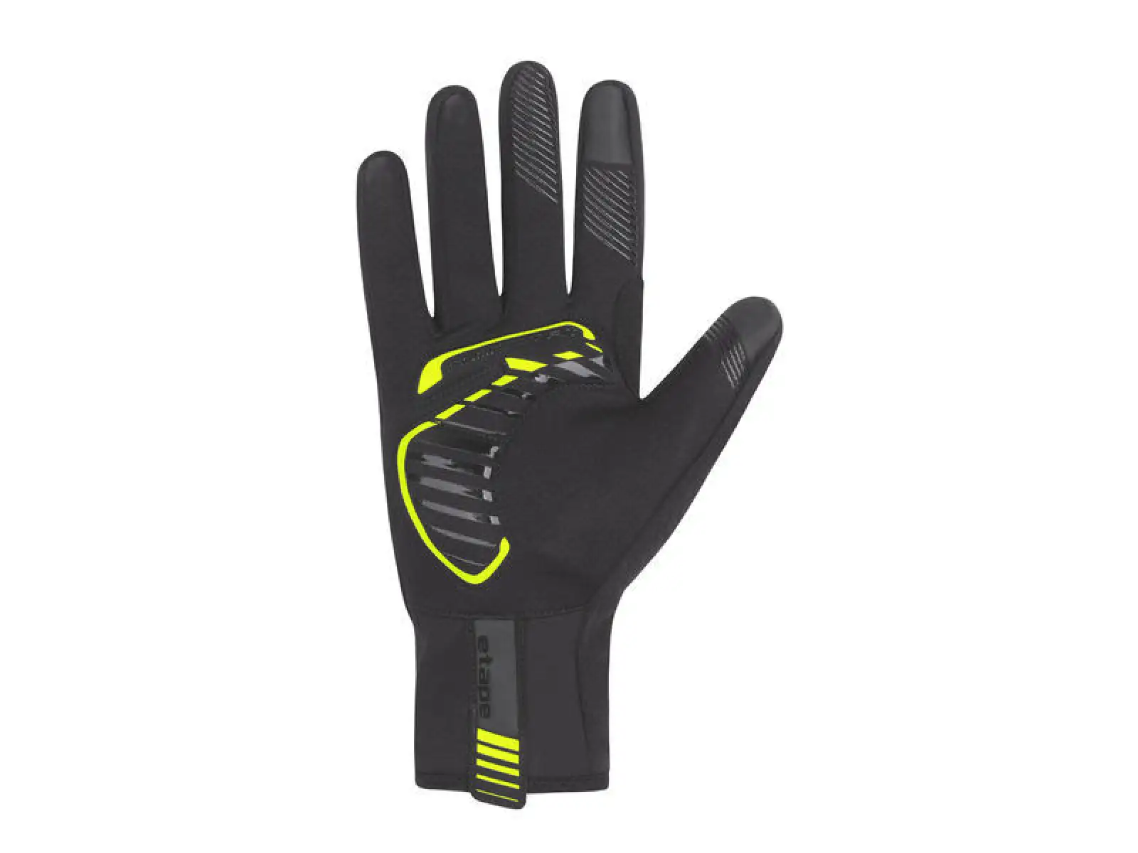 Etape LAKE 2.0 WS+ ocieplone rękawice czarny/żółty fluo
