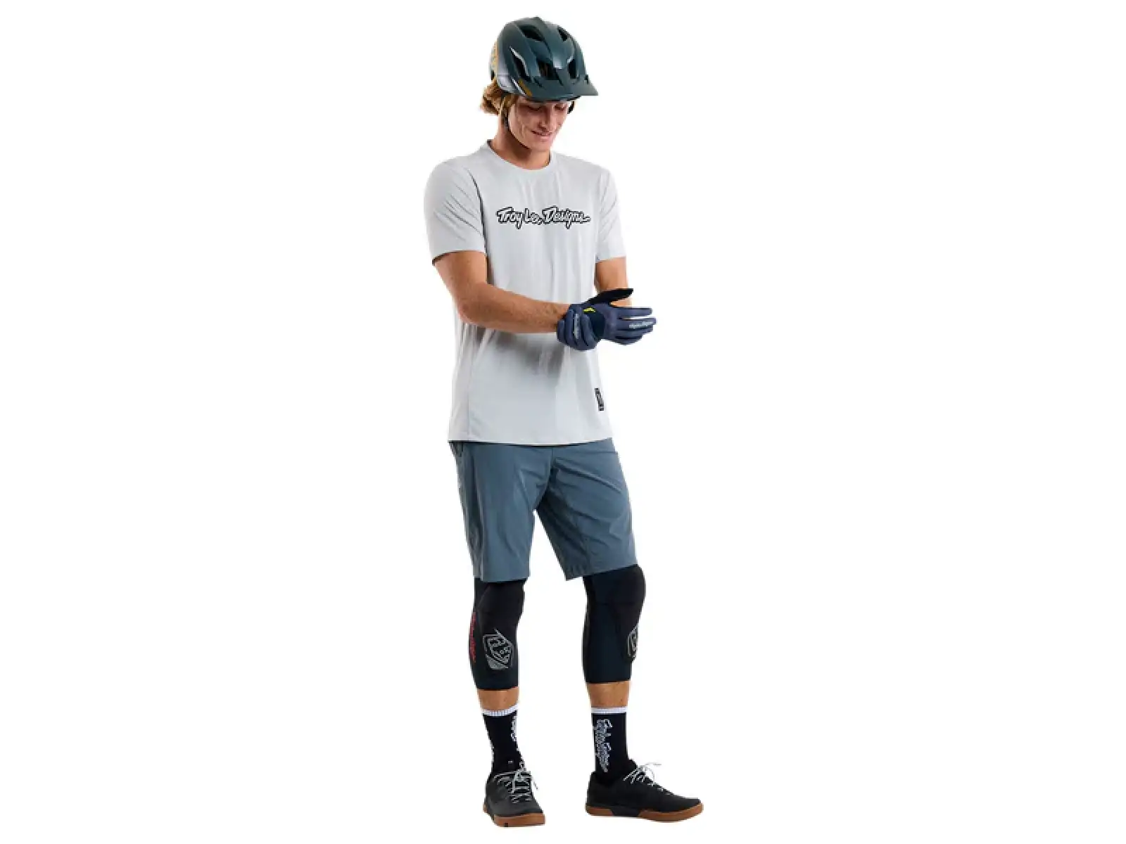 Troy Lee Designs Skyline Ride Tee męska koszulka krótki rękaw Signature Mist
