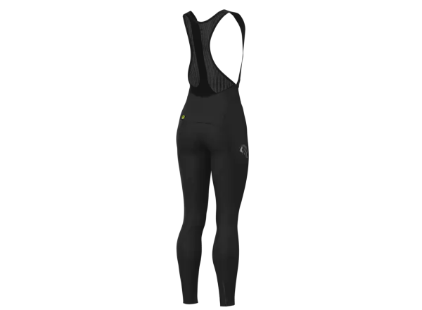 Alé Pragma Winter damskie ocieplane spodnie z szelkami i wkładką Black