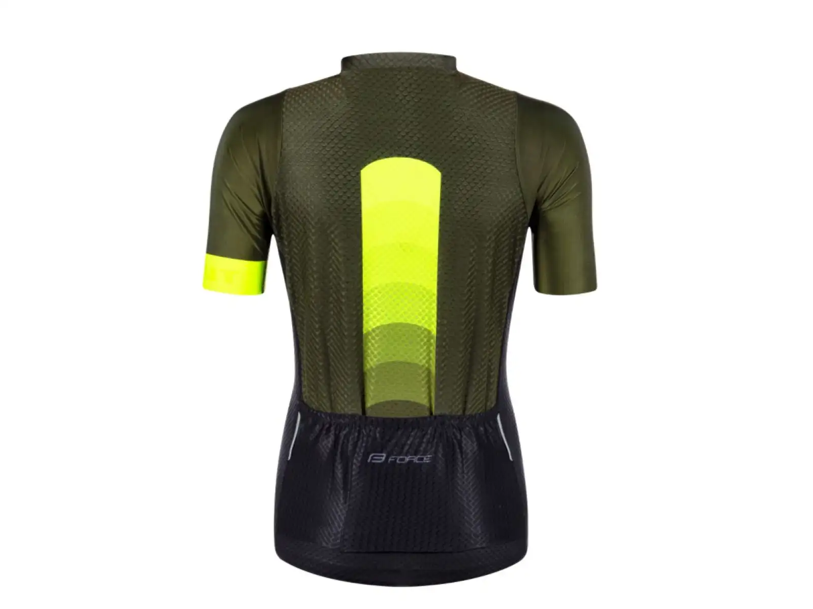 Force Ascent Lady damska koszulka z krótkim rękawem zielona/fluo