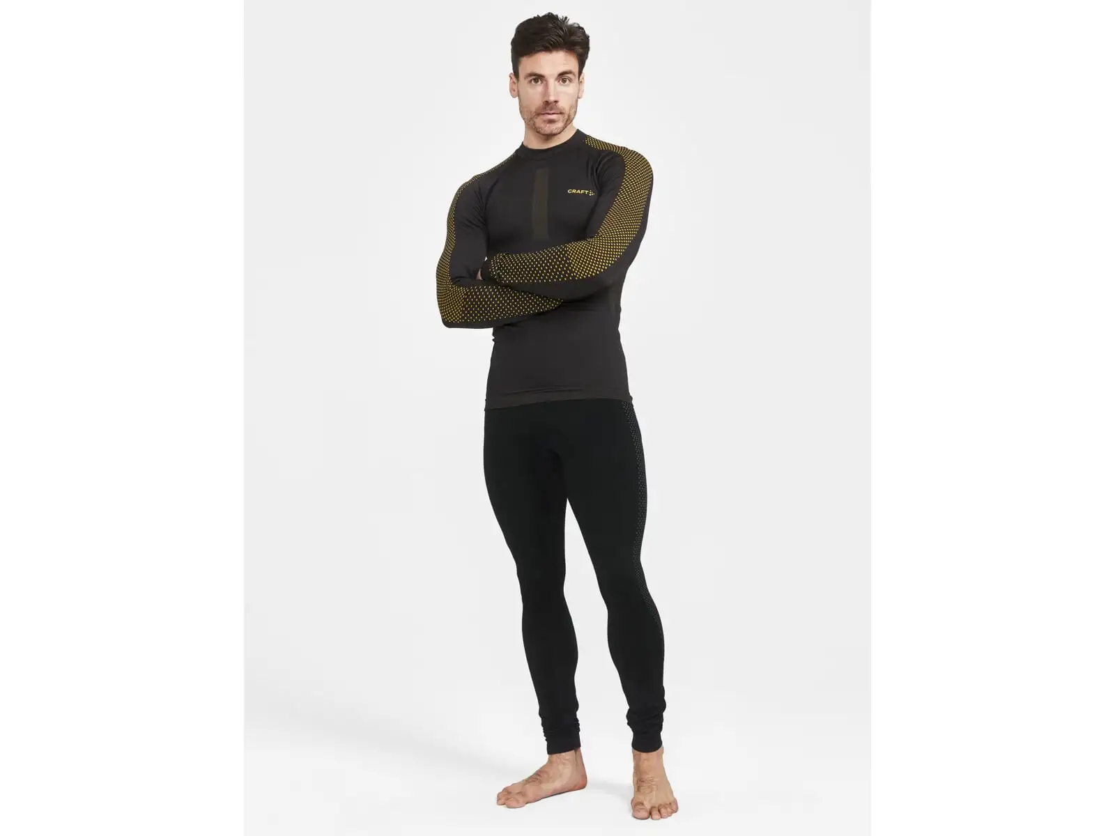 Craft ADV Warm Intensity męska koszulka długi rękaw szary