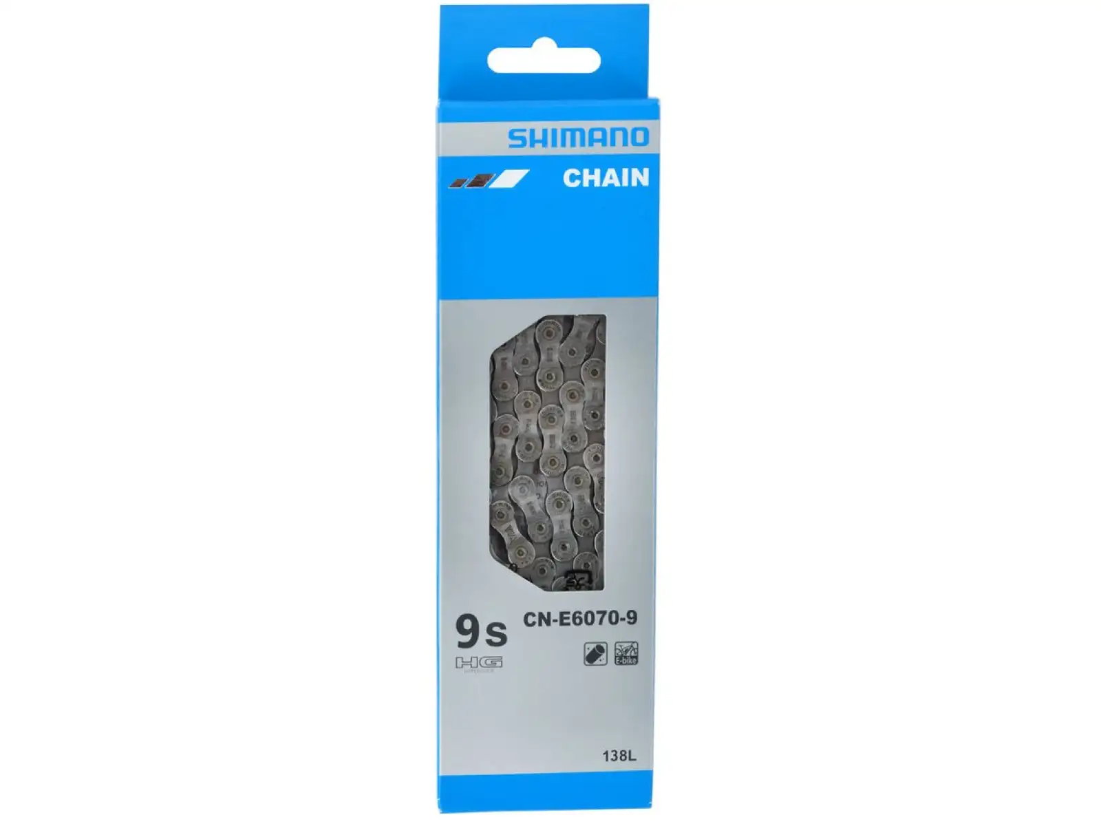 Shimano CN-E6070-9 łańcuch do rowerów elektrycznych 9sp. 138 ogniw