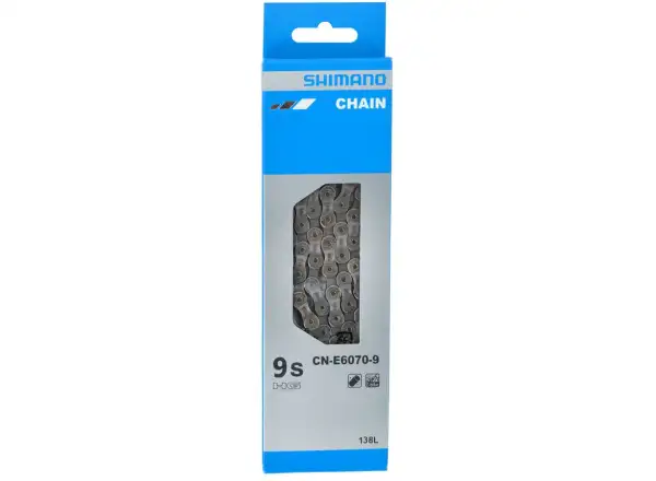 Shimano CN-E6070-9 łańcuch do rowerów elektrycznych 9sp. 138 ogniw