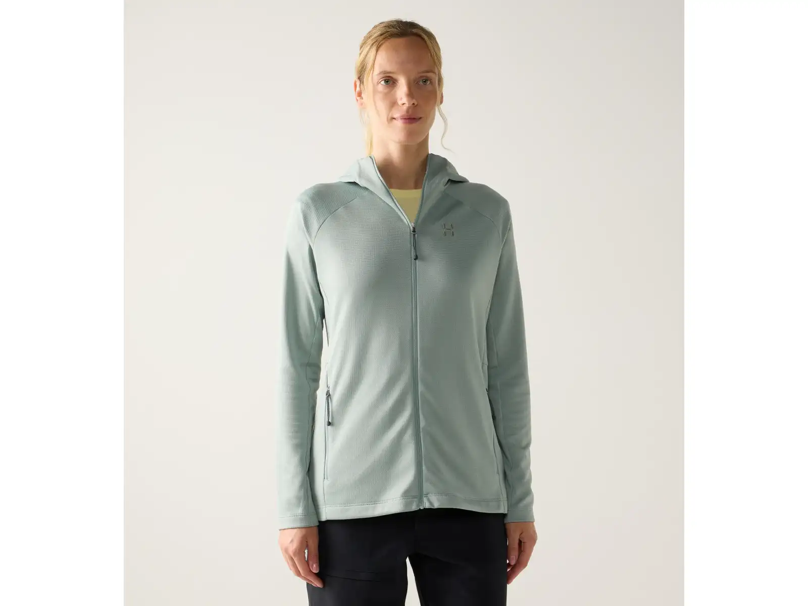 Haglöfs Korp Mid Hood damska bluza Dew Green