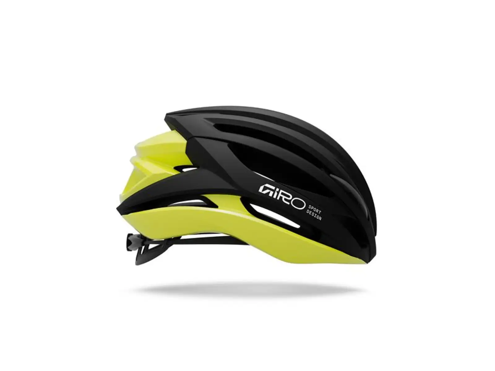 Giro Syntax MIPS kask szosowy Mat Black/Gloss Hi Viz Yellow