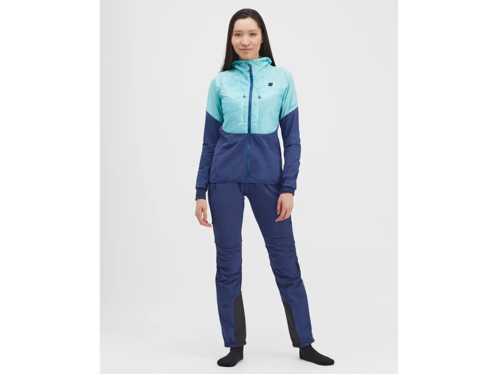 Silvini Asprino damska kurtka Navy/Turquoise