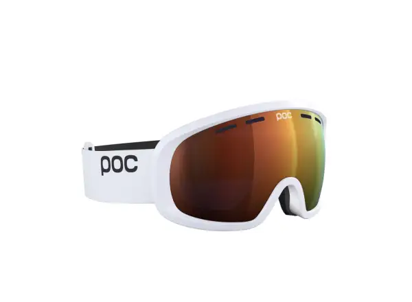 POC Fovea Mid gogle narciarskie Hydrogen White/Partly Sunny Orange