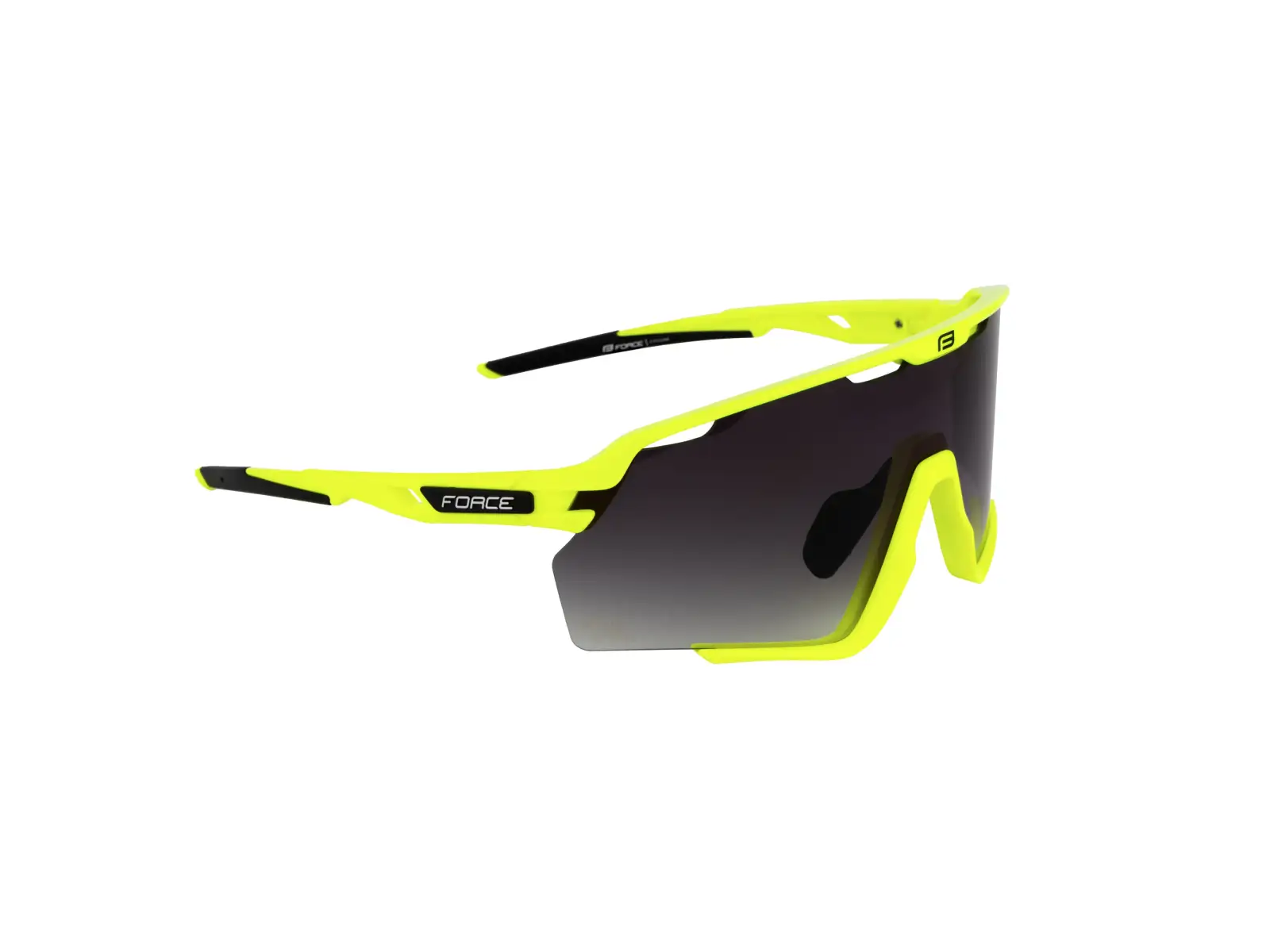 Force Cyclone okulary czarno-fluo/czarna przejściowa szyba