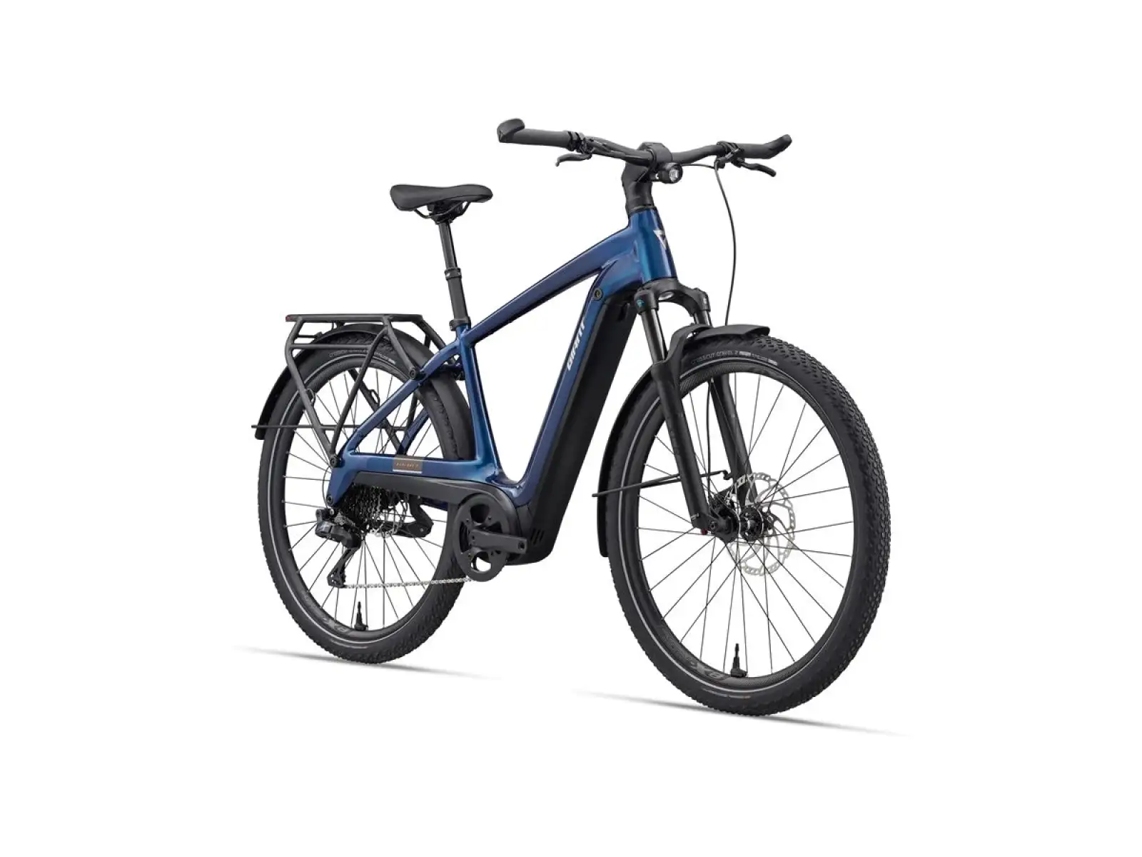 Giant Explore E+ 1 DD trekkingowy rower elektryczny Metallic Navy