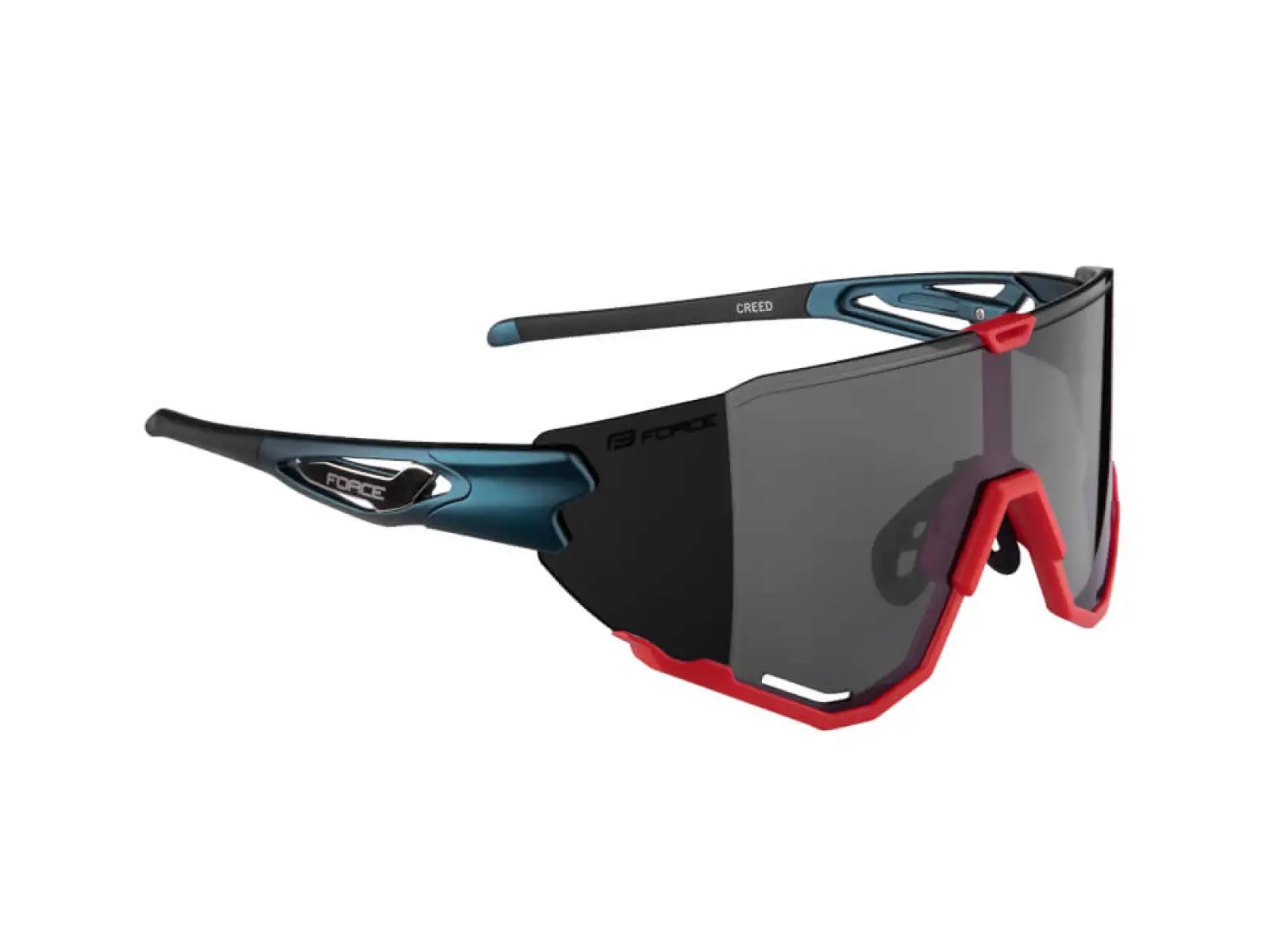 Force Creed okulary petrol/czerwony/czarny lustrzane szkła