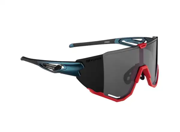 Force Creed okulary petrol/czerwony/czarny lustrzane szkła
