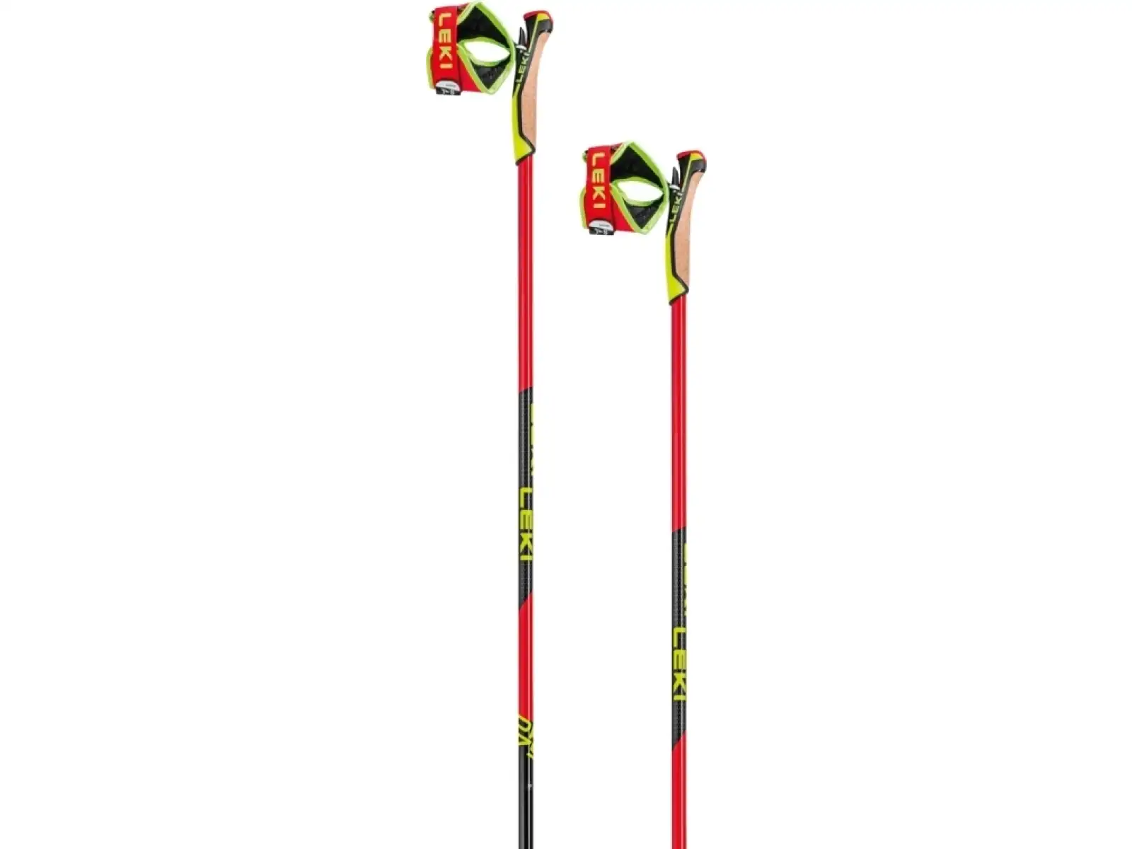 Leki PRC 750 Freesize kijki biegowe bright red/neon yellow/black