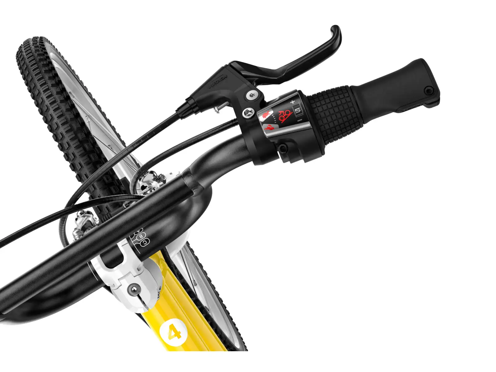 Woom GO 4 rower dziecięcy 20" Vibrant Yellow