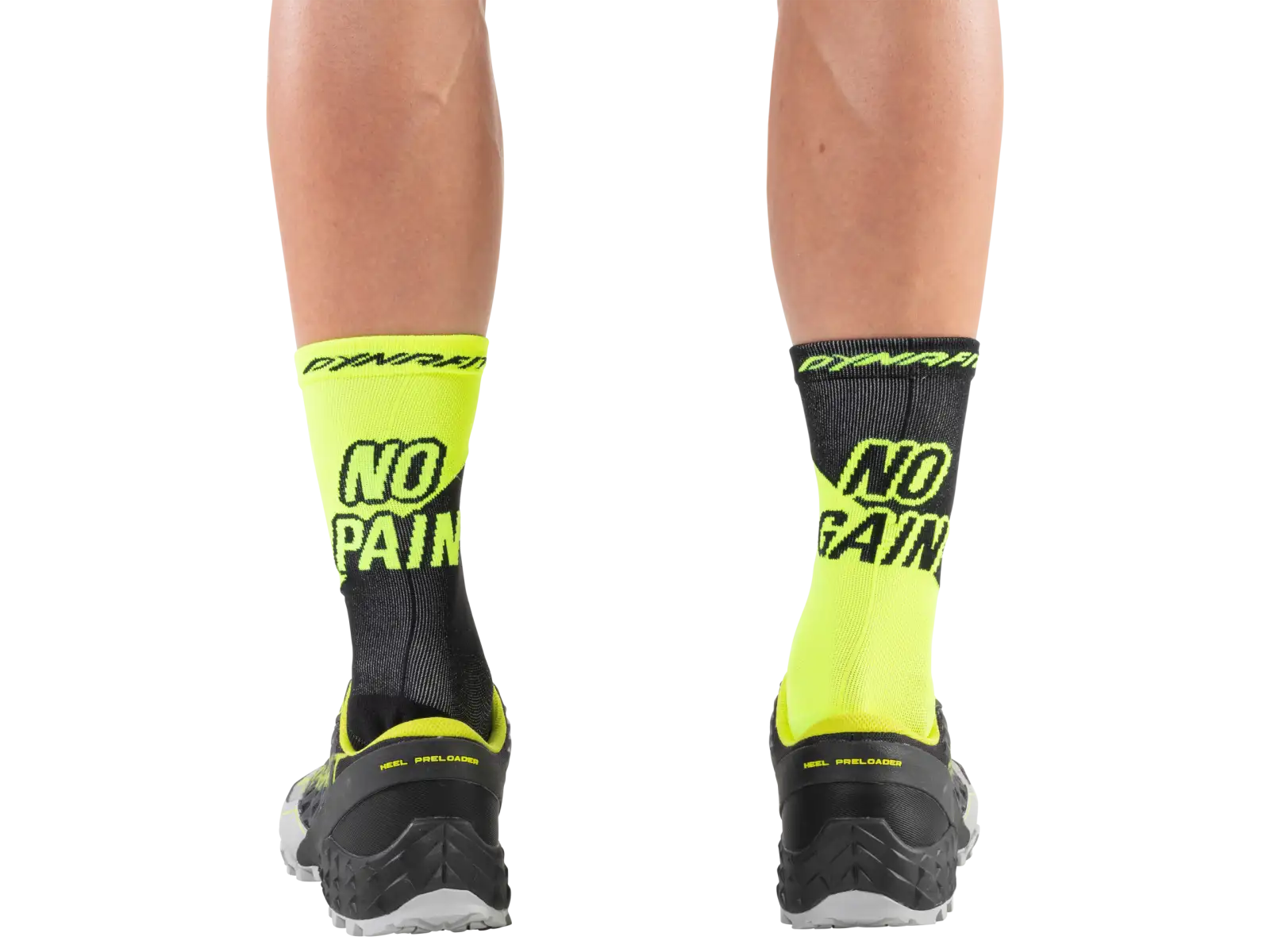 Dynafit No pain No gain sportowe skarpety Neon Yellow/Black Out
