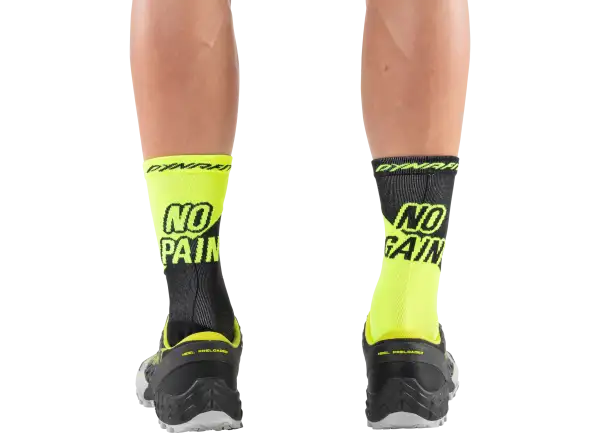 Dynafit No pain No gain sportowe skarpety Neon Yellow/Black Out