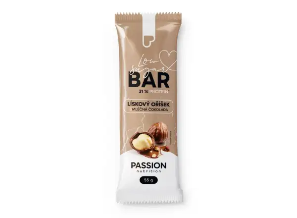 Passion Bar Orzech laskowy z mleczną czekoladą 55 g
