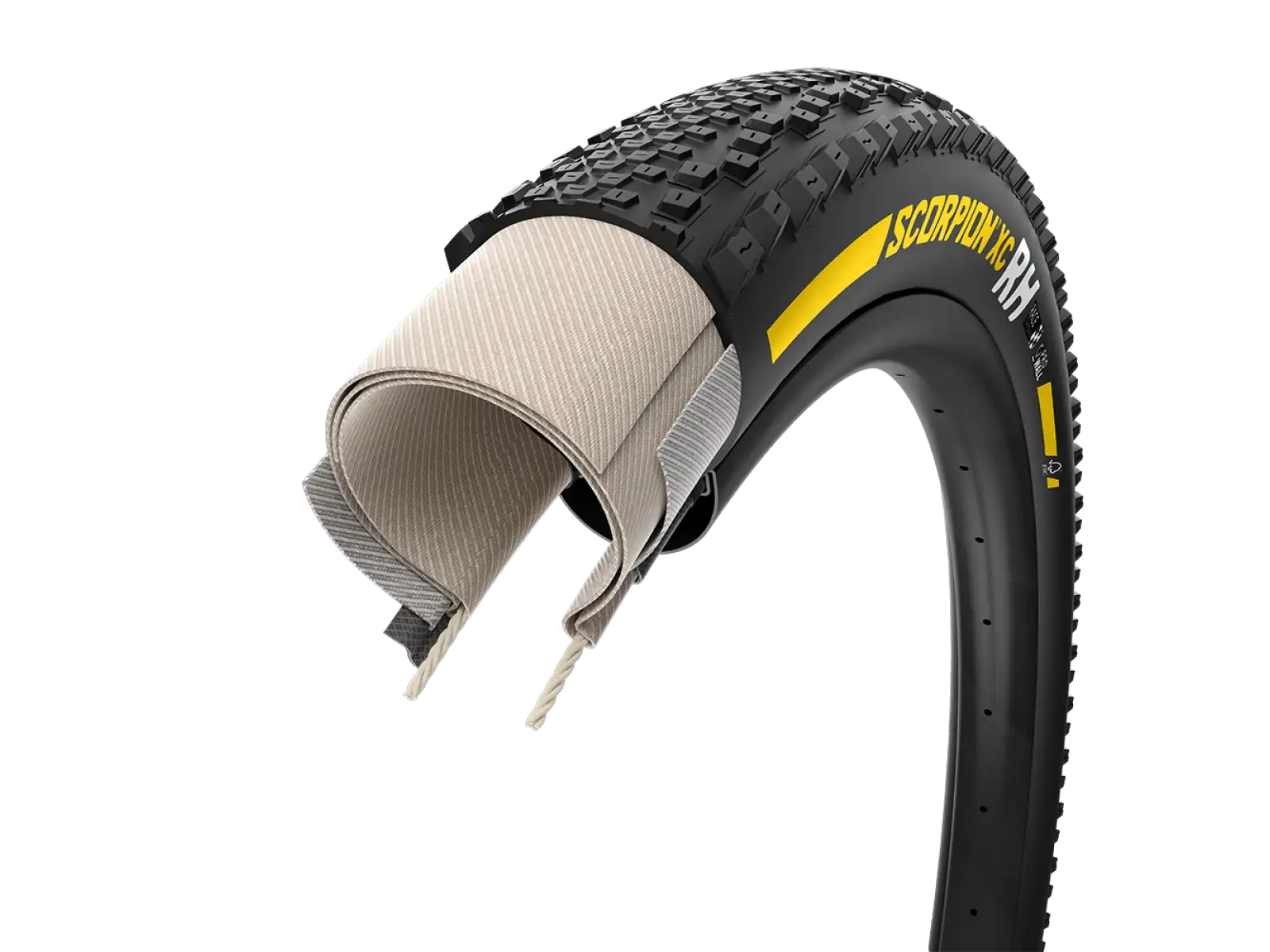 Pirelli Scorpion XC RH Team Edition 29x2,4" opona kevlar żółty