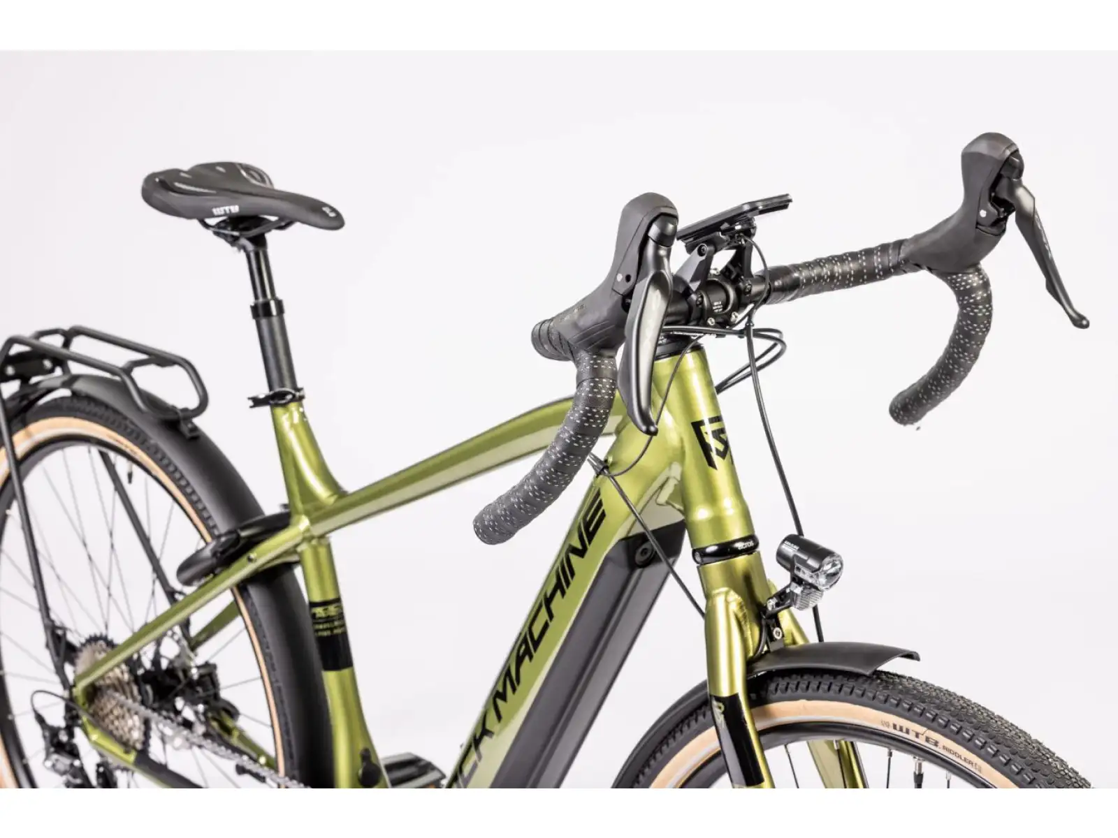 Rock Machine Gravelride e500 gravel rower elektryczny Matte Khaki/Black