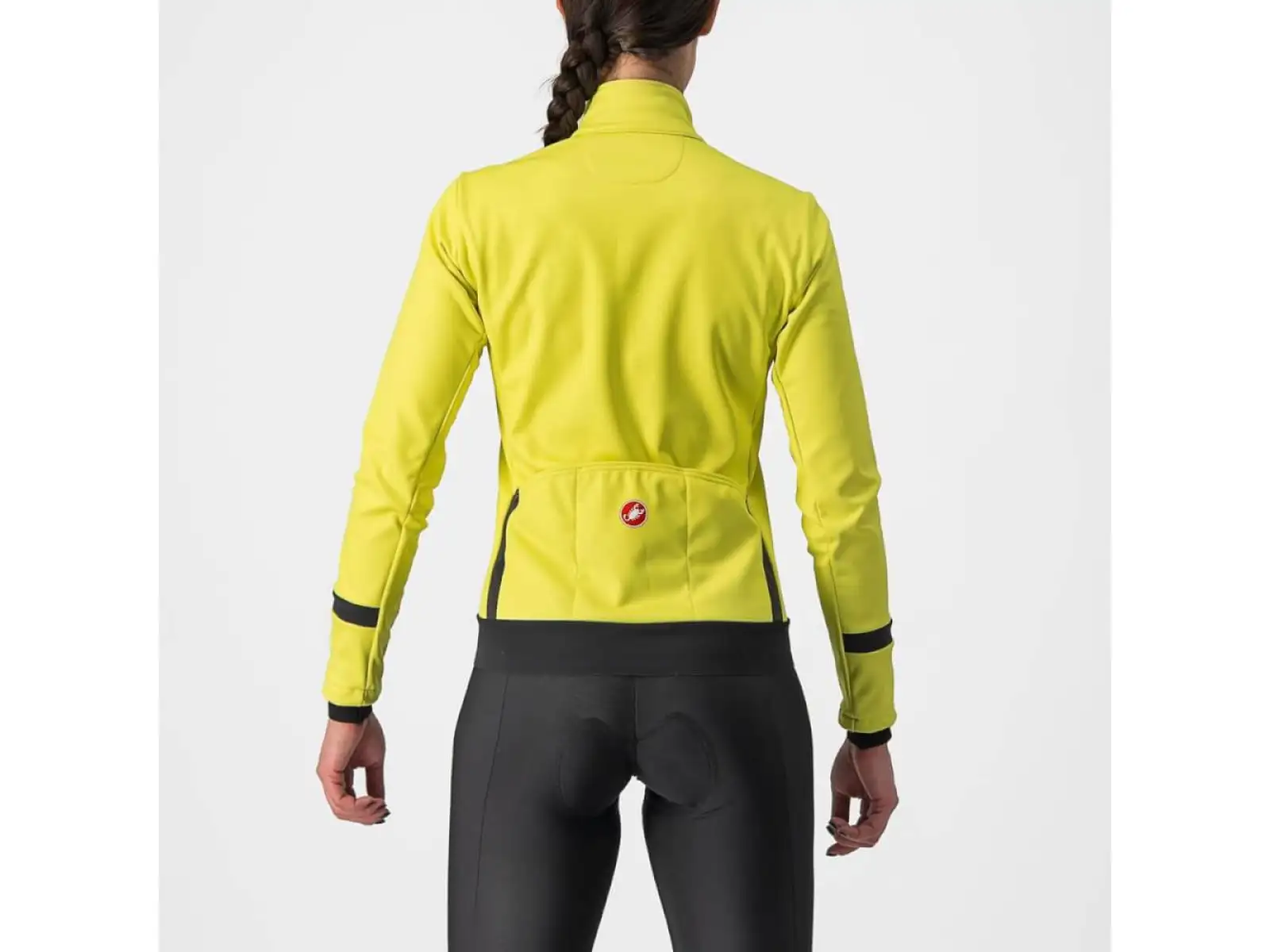 Castelli Dinamica 2 damska kurtka brilliant yellow/dark grey
