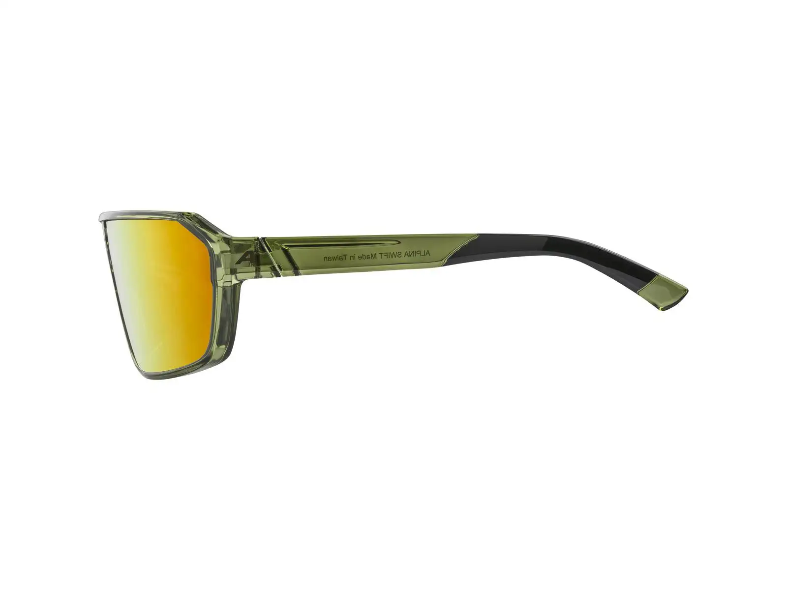 Alpina Swift okulary Green Transparent Gloss