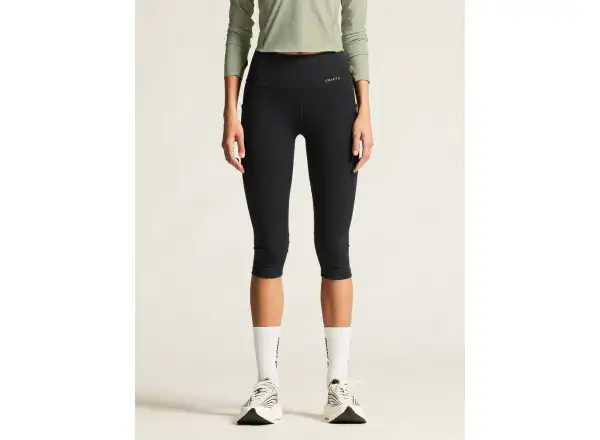 Craft Essence Capri damskie spodnie 3/4 czarna
