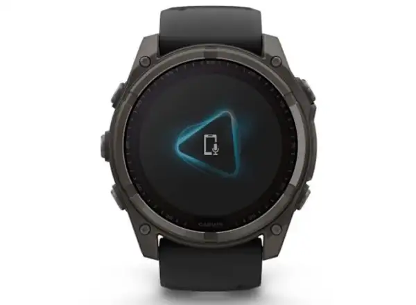 Garmin fenix 8 - 51 mm Solar Sapphire inteligentny zegarek Carbon DLC Titanium Black/Pebble Gray