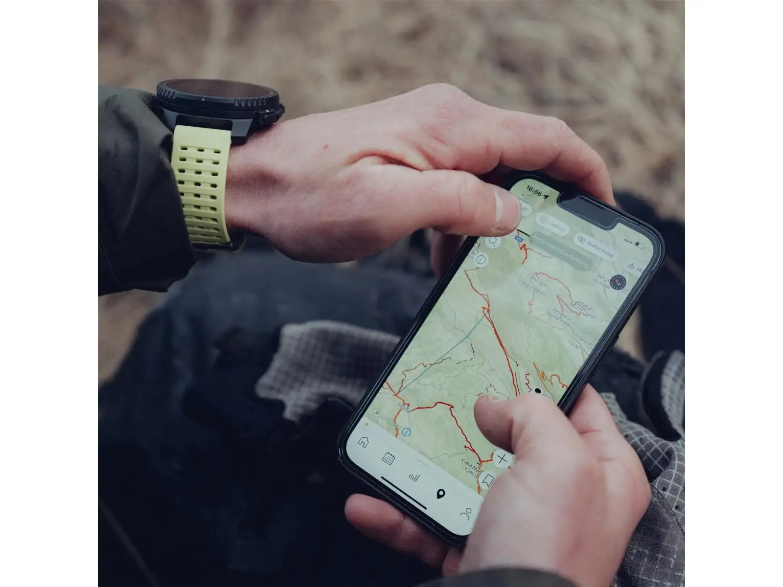 Suunto Vertical inteligentny zegarek Black Lime