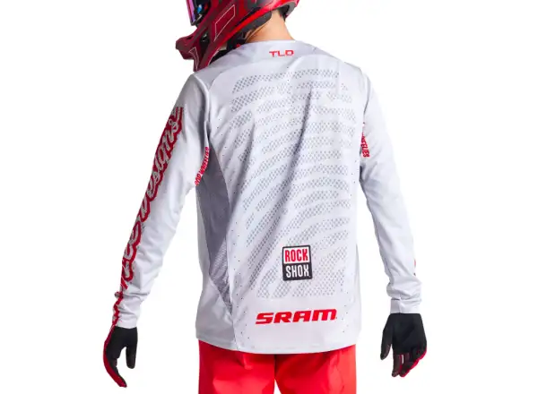 Troy Lee Designs Sprint Sram Shifted Jersey męska koszulka długi rękaw Cement