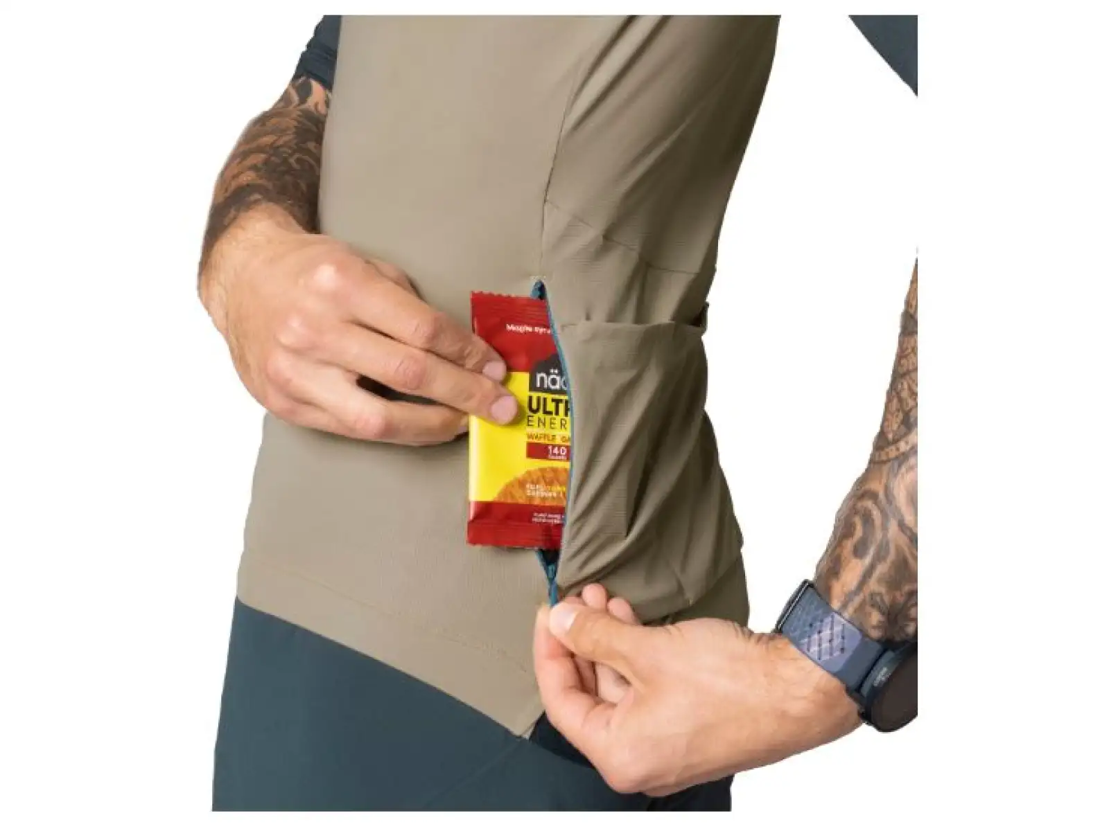 Dynafit Ride Light męska koszulka z krótkim rękawem Rock Khaki