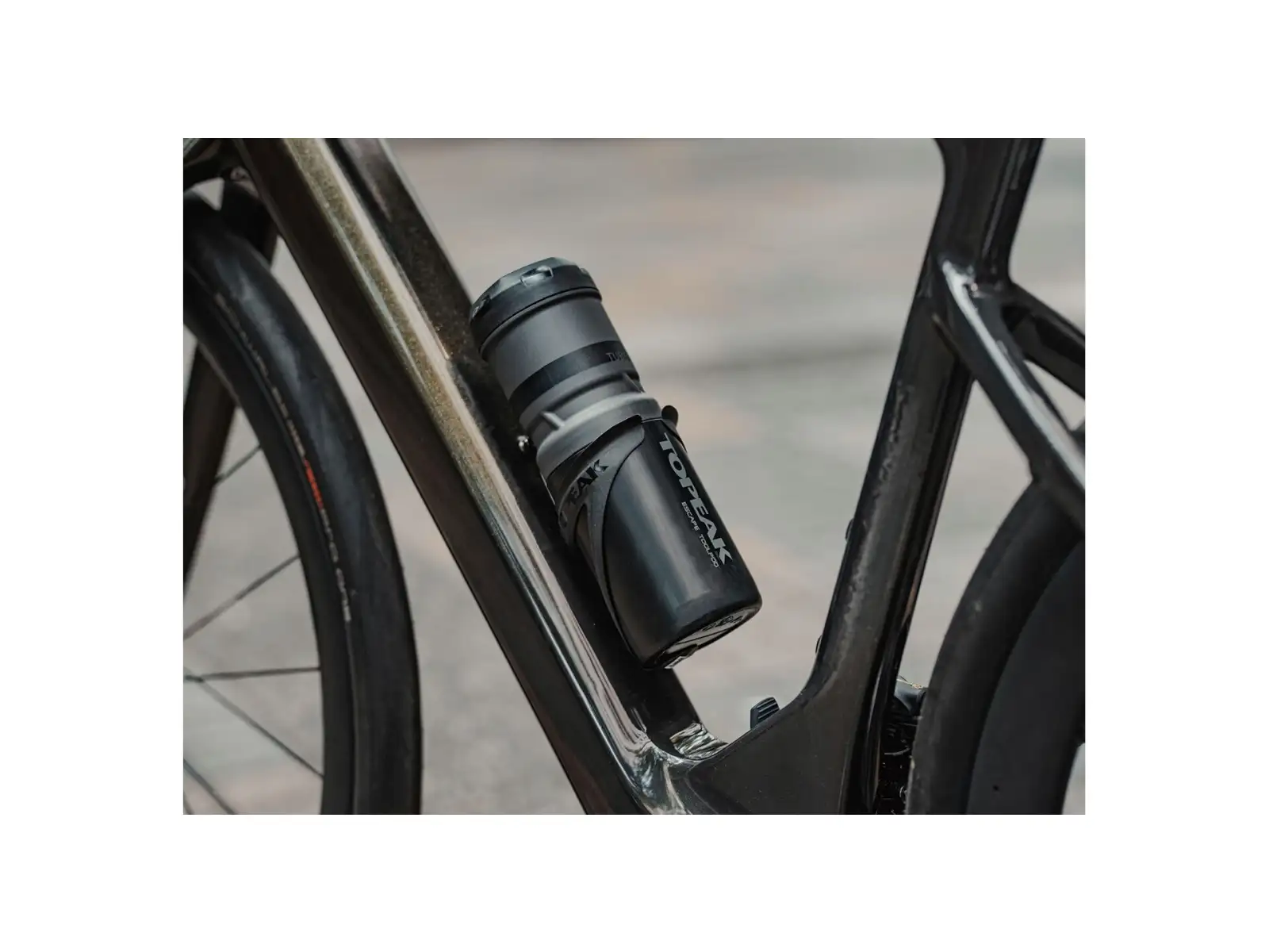 Topeak Escape POD+ s Tube Cube torba do koszyka na butelkę czarna