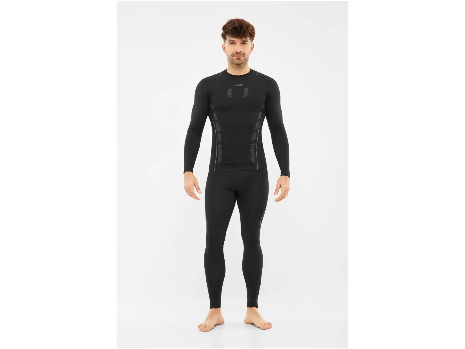 Viking Eiger 2.0 męska bielizna komplet Black/Grey