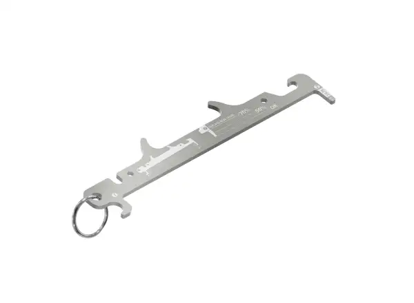 Lezyne Chain Gauge miarka łańcucha srebrna
