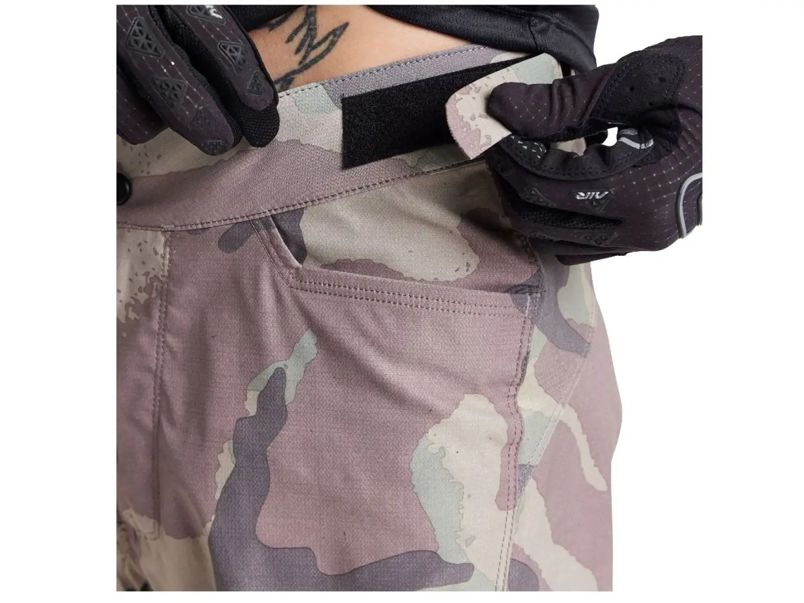 Troy Lee Desings Flowline spodenki z wkładką Camo Woodland