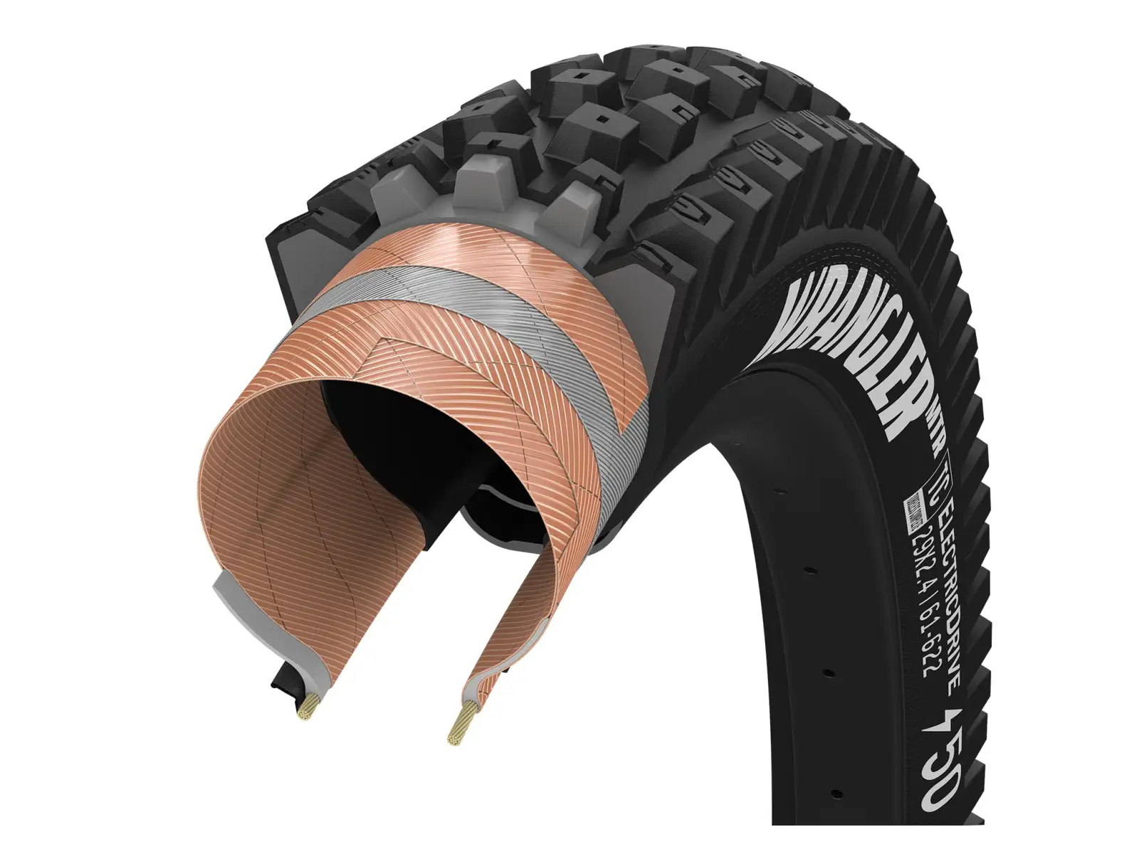 Goodyear Wrangler MTR ElectricDrive Tubeless Complete 29x2,40" MTB opona kevlar