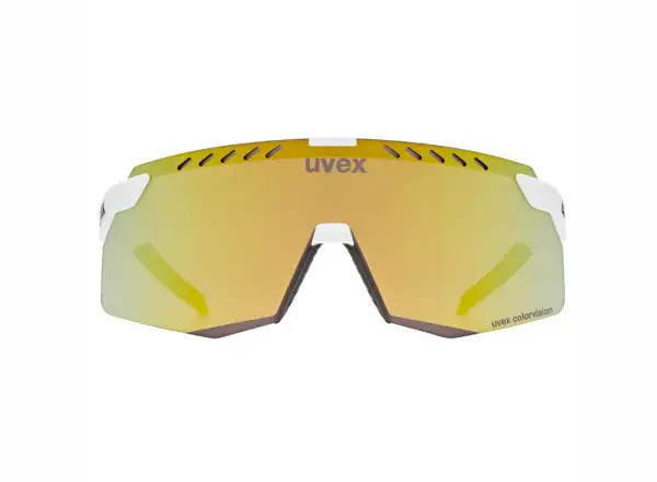 Uvex Pace Stage ColorVision Small okulary White Matt/Mirror Yellow