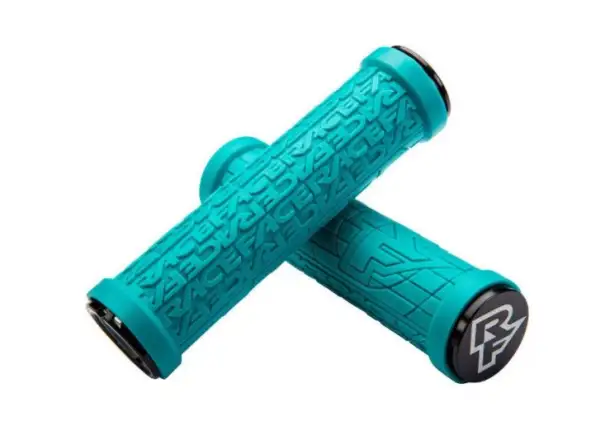 Race Face Grippler Lock On chwyty 33 mm turkusowa