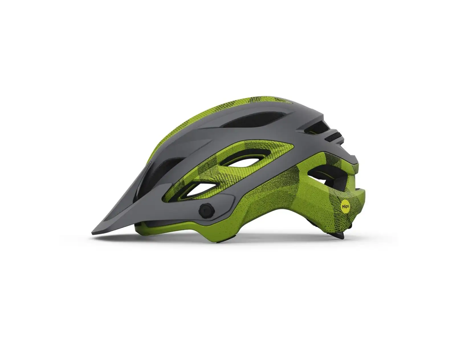 Giro Merit Spherical kask Mat Metalic Black/Lime