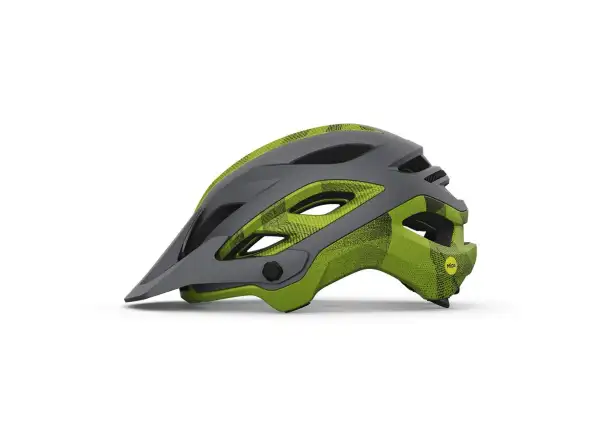 Giro Merit Spherical kask Mat Metalic Black/Lime