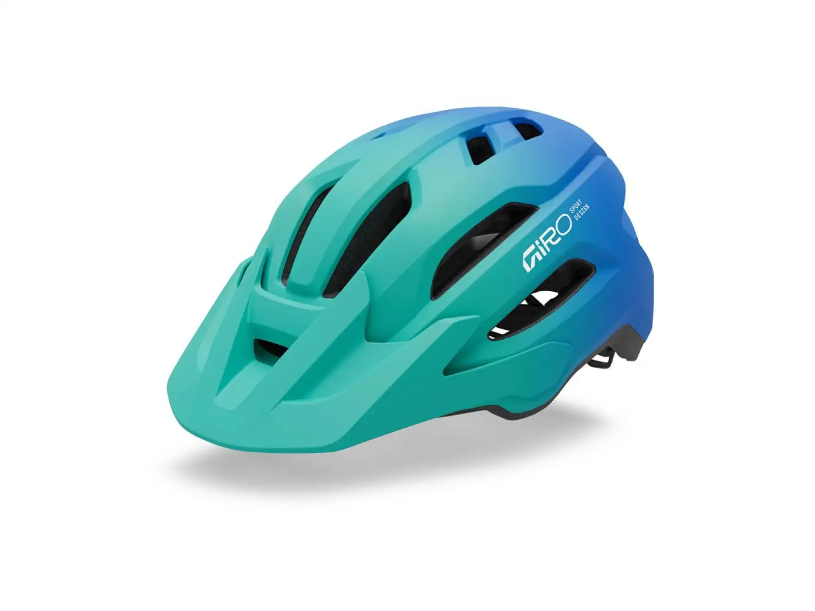Giro Fixture II MIPS Youth dziecięcy kask Mat Aqua Green/Blue Jewel Fade