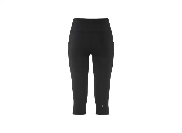 Craft Essence Capri damskie spodnie 3/4 czarna